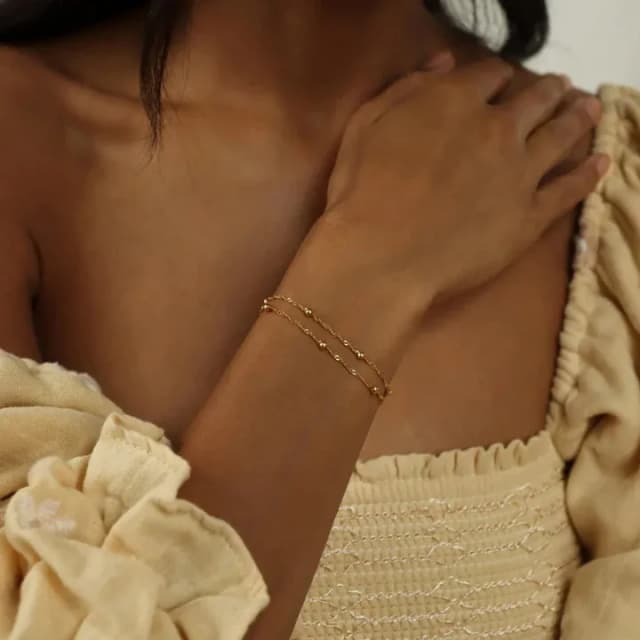 Double Chain Bracelet
