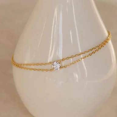 Single Diamond Bracelet