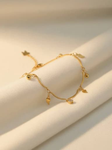 Leaf Charm Bracelet