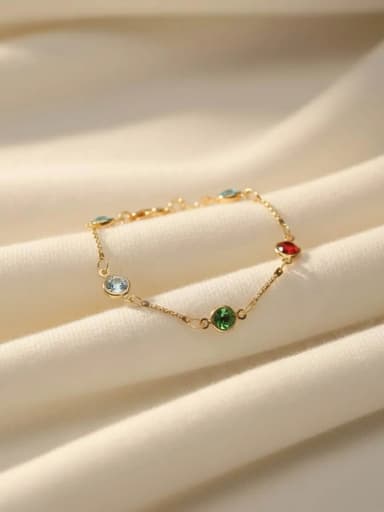 Colorful Diamond Bracelet
