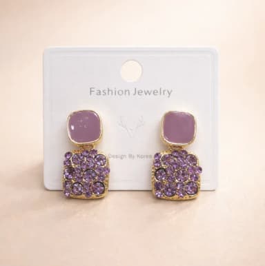 Trending Purpul Earrings