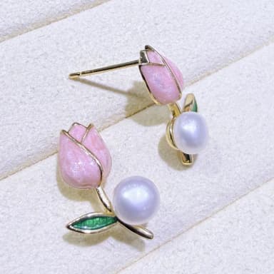 Lightpink Trending Earrings