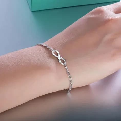 Silver Infinity Bracelet
