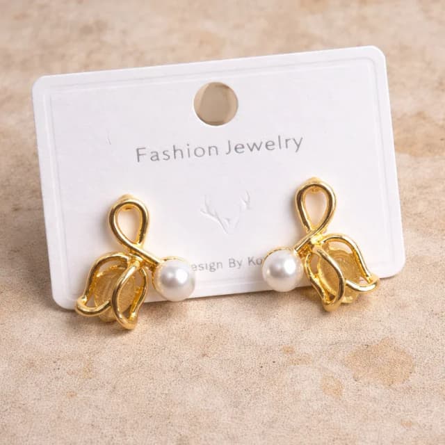 Golden Lotus Earrings