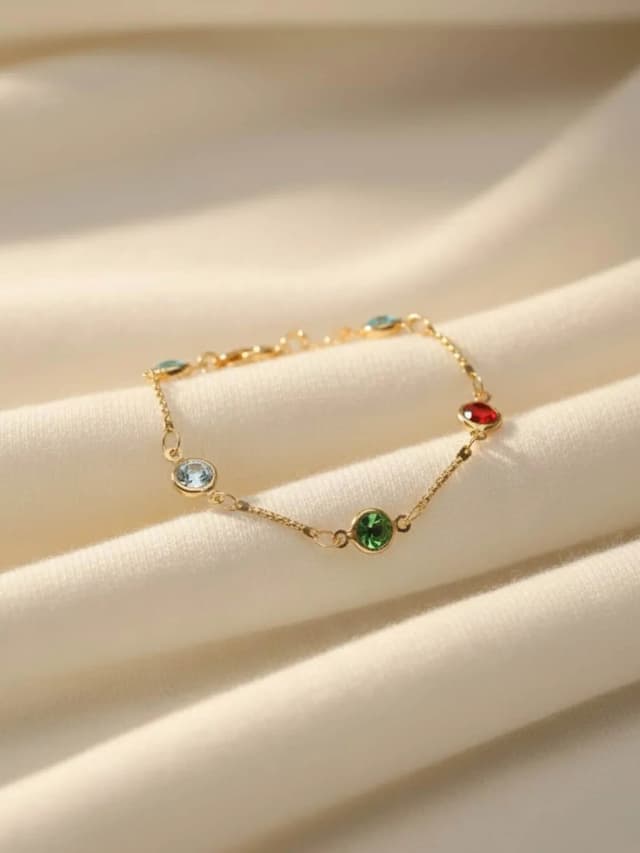Colorful Diamond Bracelet