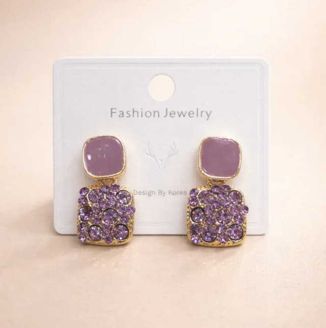 Trending Purpul Earrings