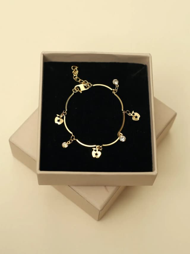 Apple With Charm Bracelet