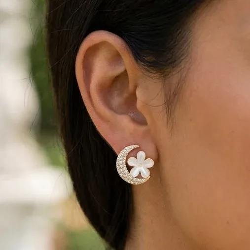 Half Moon Earrings