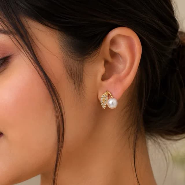 Simple Leaf Earrings