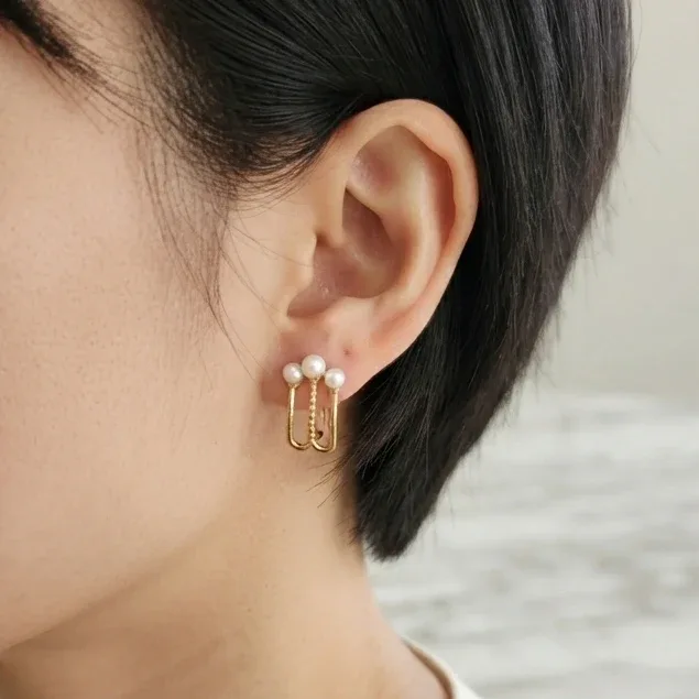 3 Shape Earrings