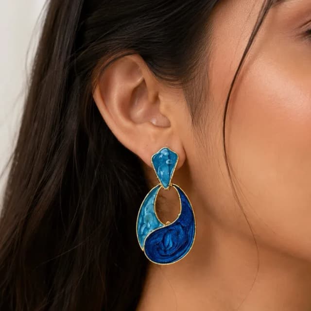 Blue Earrings
