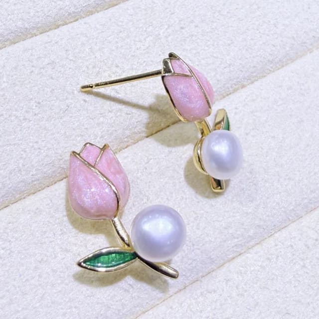 Lightpink Trending Earrings