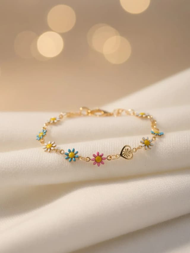 Colorful Flower Bracelet