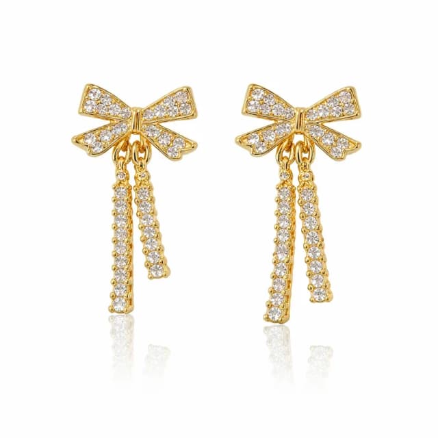 Long Bow Earrings